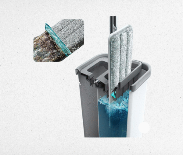 Trapeador Mopa Plana con Cubo